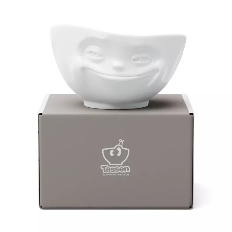 FIFTYEIGHT PRODUCTS taça 500ml - Grinning branco