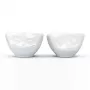FIFTYEIGHT PRODUCTS conjunto de taças pequenas 100ml Grinning & Kissing branco