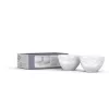 FIFTYEIGHT PRODUCTS conjunto de taças pequenas 100ml Grinning & Kissing branco