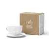 FIFTYEIGHT PRODUCTS FIFTYEIGHT caneca de café 200ml - Happy branco