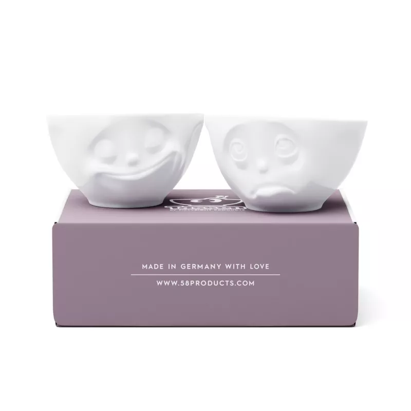 FIFTYEIGHT PRODUCTS conjunto de taças 200ml - Happy & Oh Please branco