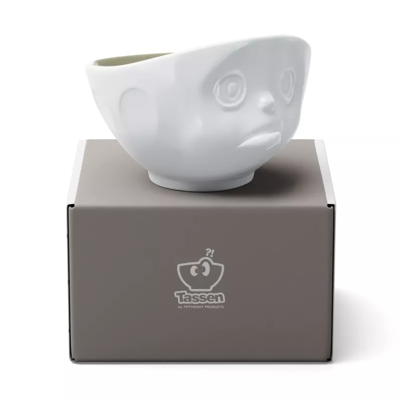 FIFTYEIGHT PRODUCTS taça 500ml - Schmollendes Gesicht interior areia