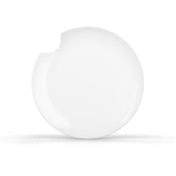 FIFTYEIGHT PRODUCTS FIFTYEIGHT 2 pratos de bolo com Bite Edge Ø 20 cm branco