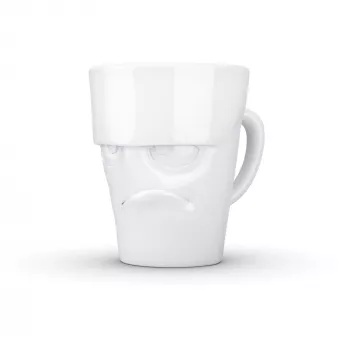 FIFTYEIGHT PRODUCTS FIFTYEIGHT caneca com asa 350ml - Grumpy branco