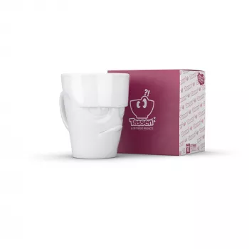 FIFTYEIGHT PRODUCTS FIFTYEIGHT caneca com asa 350ml - Grumpy branco