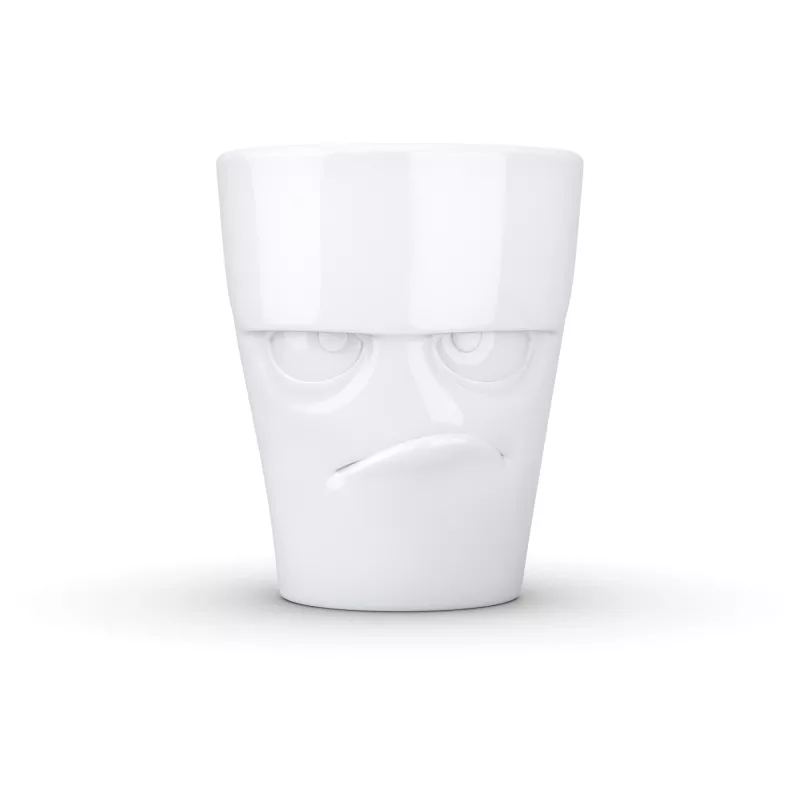 FIFTYEIGHT PRODUCTS FIFTYEIGHT caneca com asa 350ml - Grumpy branco