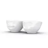 FIFTYEIGHT PRODUCTS conjunto de taças 100ml - Laughing & Delicious branco