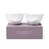 FIFTYEIGHT PRODUCTS conjunto de taças 200ml - Sleepy & Delicious branco