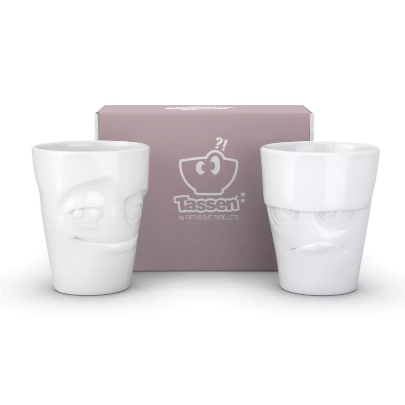 FIFTYEIGHT PRODUCTS caneca 350ml - Grumpy & Mischievous branco