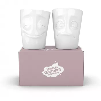FIFTYEIGHT PRODUCTS FIFTYEIGHT caneca 350ml - Amused & Bewildered branco