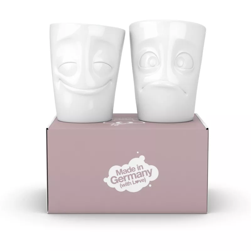 FIFTYEIGHT PRODUCTS FIFTYEIGHT caneca 350ml - Amused & Bewildered branco