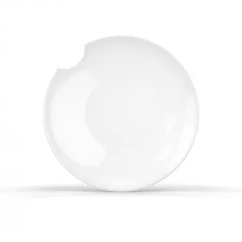 FIFTYEIGHT PRODUCTS FIFTYEIGHT 2 pratos fundos com Bite Ø 24 cm branco