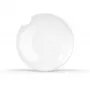 FIFTYEIGHT PRODUCTS FIFTYEIGHT 2 pratos fundos com Bite Ø 24 cm branco
