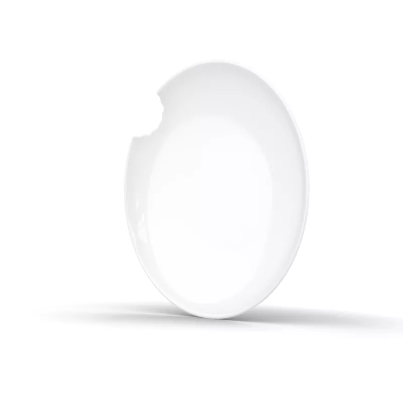 FIFTYEIGHT PRODUCTS FIFTYEIGHT 2 pratos fundos com Bite Ø 24 cm branco