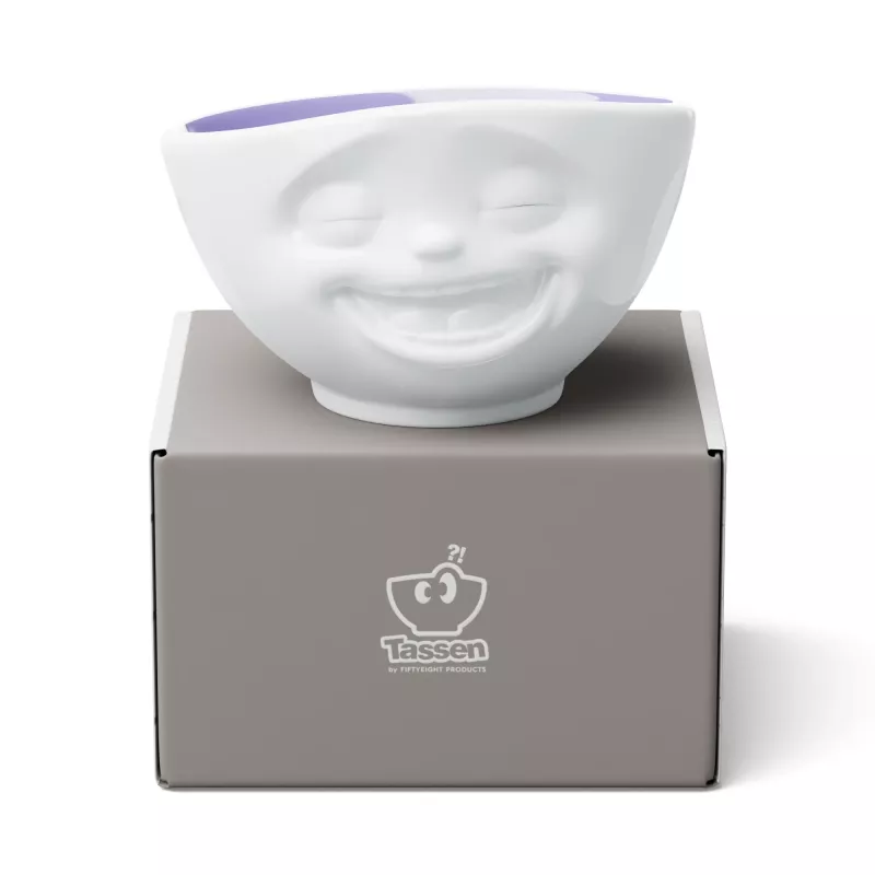FIFTYEIGHT PRODUCTS taça 500ml - Laughing Face interior lavanda