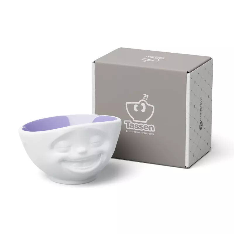 FIFTYEIGHT PRODUCTS taça 500ml - Laughing Face interior lavanda