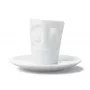 FIFTYEIGHT PRODUCTS chávena de café com asa 80ml - Cheerful branco