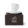 FIFTYEIGHT PRODUCTS chávena de café com asa 80ml - Cheerful branco