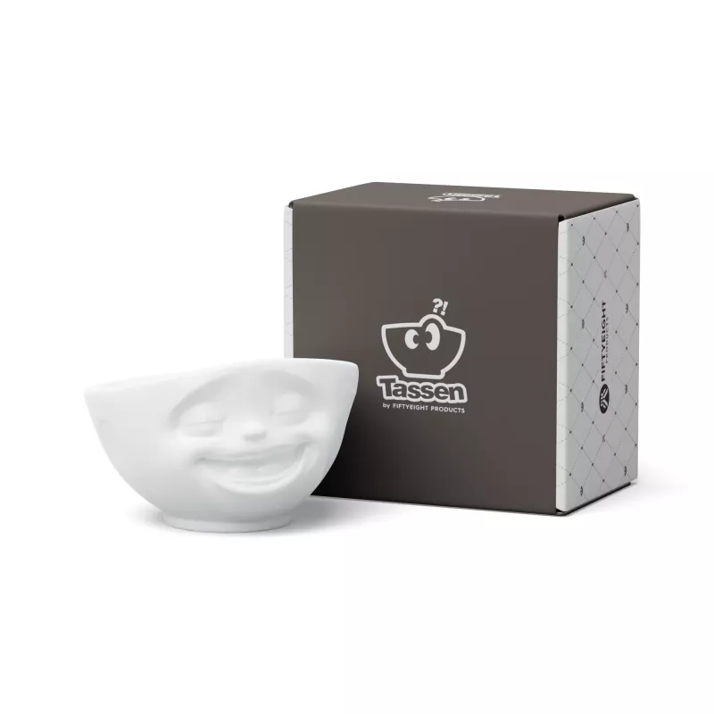 FIFTYEIGHT PRODUCTS travessa 1000ml - Laughing branco
