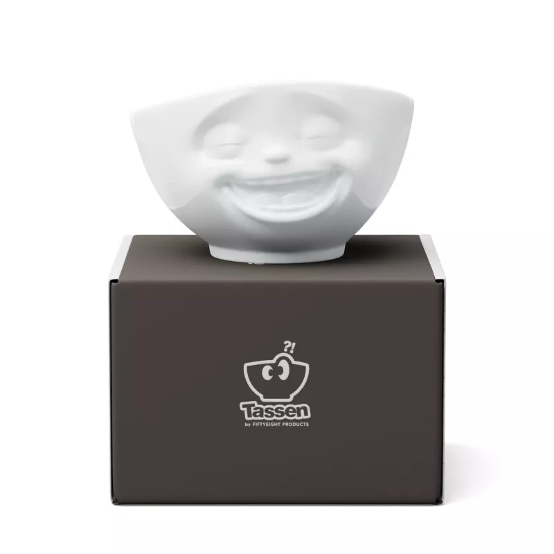 FIFTYEIGHT PRODUCTS travessa 1000ml - Laughing branco