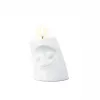 FIFTYEIGHT PRODUCTS FIFTYEIGHT Candle Snuggle CUDDLY Porta-velas Pequeno Branco
