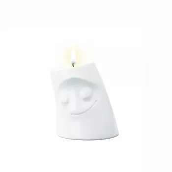 FIFTYEIGHT PRODUCTS FIFTYEIGHT Candle Snuggle CUDDLY Porta-velas Pequeno Branco