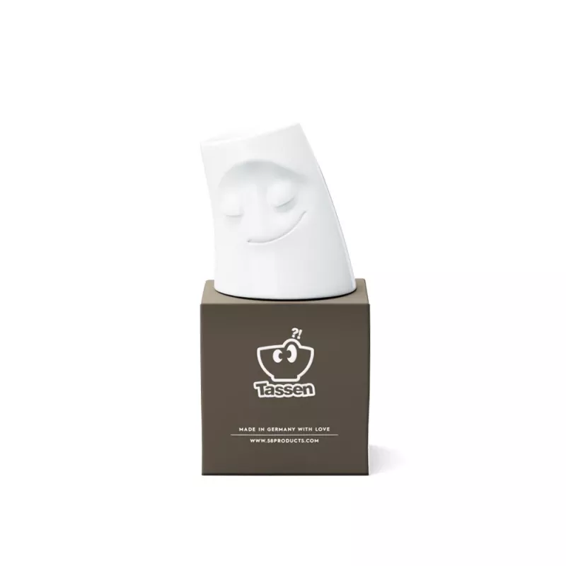 FIFTYEIGHT PRODUCTS FIFTYEIGHT Candle Snuggle CUDDLY pequeno castiçal branco