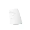 FIFTYEIGHT PRODUCTS FIFTYEIGHT Candle Snuggle CUDDLY pequeno castiçal branco
