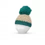 FIFTYEIGHT PRODUCTS Ovo de Páscoa Beanie Ivory/Emerald