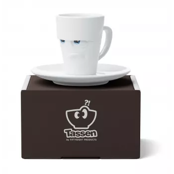 FIFTYEIGHT PRODUCTS Taça de café com asa 80ml - Grumpy White