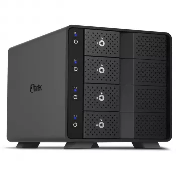 Fantec MB-X4U31 Caixa para 4 discos SATA de 3,5 polegadas USB 3.2 Gen 2 Type-C (2528)