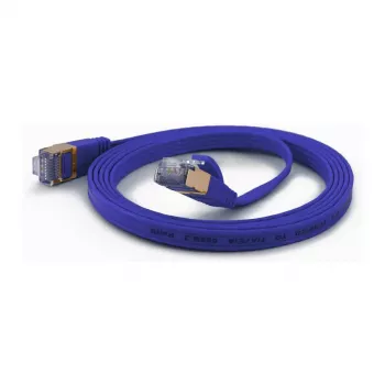 wantecWire cabo de rede CAT6A extra plano FTP 1,0m azul