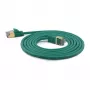 wantecWire cabo de rede CAT7 extra fino S/FTP verde 2,0m