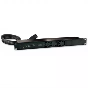GÜDE 8112-6 Sequencer C19 UES Filter 6xC13 CEE320 C19 - PDU comutada 1U para rack