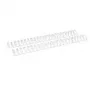 LMG Signaltechnologie 100 lombadas de arame prateadas para 65 folhas (34RM95-SV)