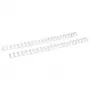 LMG Signaltechnologie 100 lombadas de arame brancas para 65 folhas (34RM95-WS)