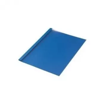LMG Signaltechnologie Capa de encadernação térmica linho azul 1,5 mm 50 unid. capas A4