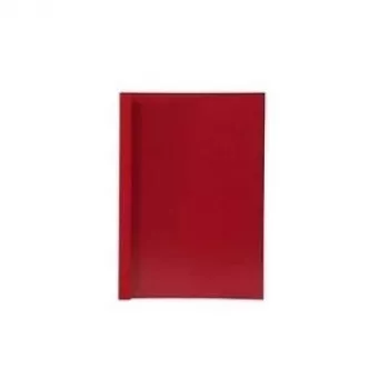 LMG LMG-BMDLM-RO-R2 capas de encadernação térmica, textura de pele, vermelho, 2 mm, 50 unid.