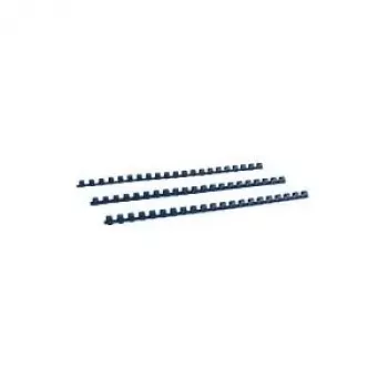 LMG pente de encadernação plástico 12 mm azul (BRP120-BL) - 100 unid.