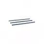LMG pente de encadernação plástico 12 mm azul (BRP120-BL) - 100 unid.