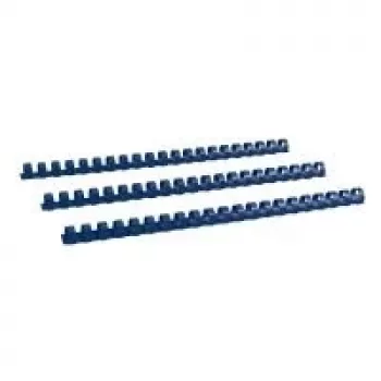 LMG 100 pentes de encadernação plástico 14 mm, azul (BRP140-BL)