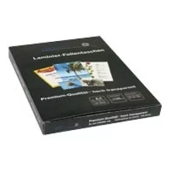 LMG películas de plastificação A4 brilhantes, 80 mícron, pack de 100