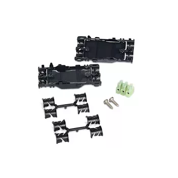 HellermannTyton MB4A Suporte para abraçadeiras - Preto - Poliamida 6.6 - 44x24 mm - Fixação por parafuso - 1 unid.