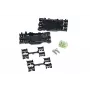HellermannTyton MB4A Suporte para abraçadeiras - Preto - Poliamida 6.6 - 44x24 mm - Fixação por parafuso - 1 unid.