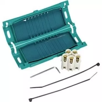 HellermannTyton Base de fixação para abraçadeiras Verde Polipropileno 55x35mm -20 a 90°C 1 unid.