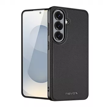 Nevox StyleShell NYLO Capa para Samsung Galaxy S26, preto