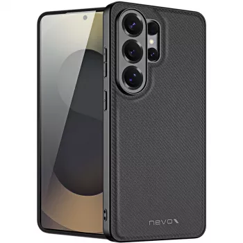 Nevox StyleShell NYLO Capa traseira para Samsung Galaxy S26 Ultra, preto