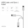 SHIVERPEAKS Flexline Cabo USB-C para USB-C de carregamento e sincronização, USB 2.0, ABS, branco, 0,5 m (FL31-12050)