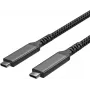 Cabo ShiverPeaks Flexline USB-C para USB-C, USB 3.2 Gen 2, 100W PD, trança de nylon, 2 m (FL31-75007)