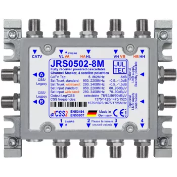Multiswitch de cabo único JULTEC JRS0502-8M 5/2/8 UB